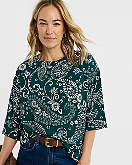 Half Sleeve Boxy Top