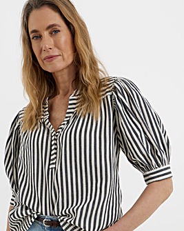 Stripe Short Sleeve Tunic
