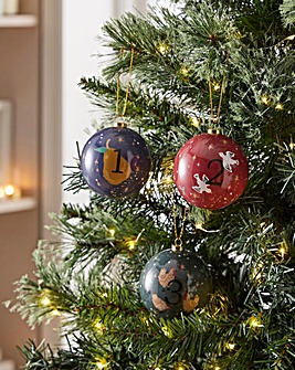 12 Days of Christmas Baubles - Set of 12