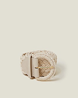 Accessorize Woven Buckle Belt