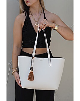 Luella Grey Benny White Tote & Pouch