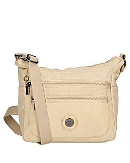 Enrico Benetti Suzie Single Handle Crinkle Nylon Shoulderbag