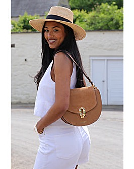 Luella Grey Mildred Camel Crossbody