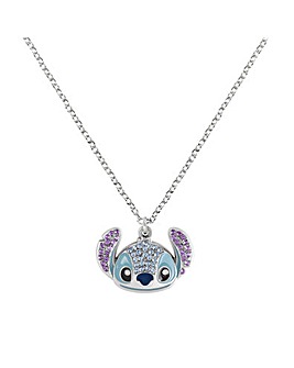 Stitch Silver Plated Necklace