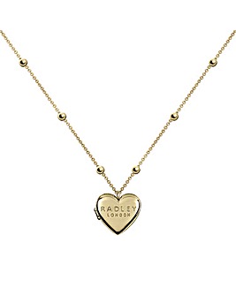 Radley 18ct Gold Plated Heart Locket Necklace