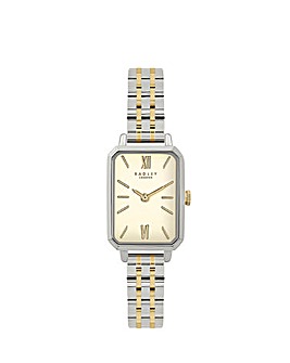 Radley Ladies Two Tone Rectangle Bracelet Watch
