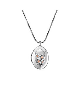 Nature's Wonder Sterling Silver Forget-Me-Not Locket