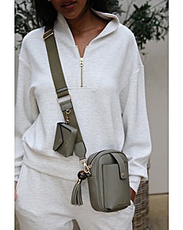 Luella Grey Elise Sage Camera Crossbody
