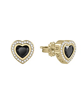 Radley Black Heart Earrings