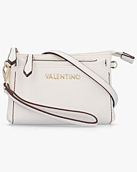 Valentino Bags Samantha White Wallet On A Strap