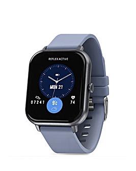 Reflex Active Nexus Lite Silicone Strap Smart Watch - Denim Grey
