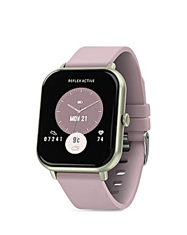 Reflex Active Nexus Lite Silicone Strap Smart Watch - Dusky Pink