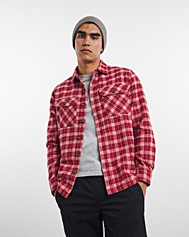 Heavy Flannel Check Overshirt