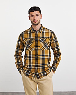 Twill Check Overshirt