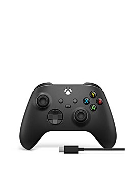 Xbox Wireless Controller with USB-C Cable - Carbon Black