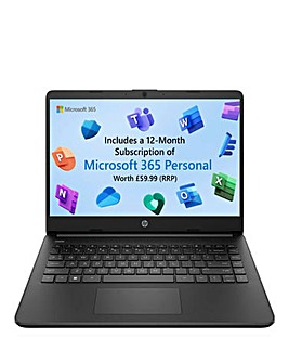 HP 14s-dq0518sa 14in Intel Celeron 4GB 128GB Windows 11s Laptop