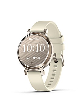 Garmin Lily 2 Smart Watch - Cream Gold with Coconut Silicone Band