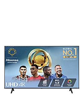 Hisense 43in 43A6NTUK Smart 4K UHD HDR LED TV with Amazon Alexa
