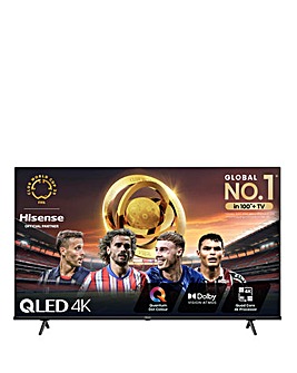 Hisense 50in 50E7NQTUK Smart 4K UHD HDR QLED TV with Amazon Alexa