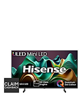 Hisense 50in 50U6NQTUK Smart 4K UHD HDR Mini-LED TV with Amazon Alexa