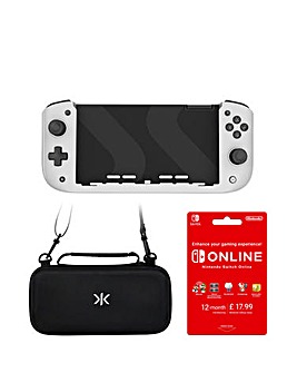 Nitro Deck Bundle for Nintendo Switch with 12 Month Online Switch Membership