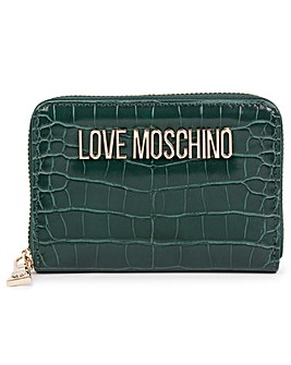 Love Moschino Love Lock Moc Croc Purse