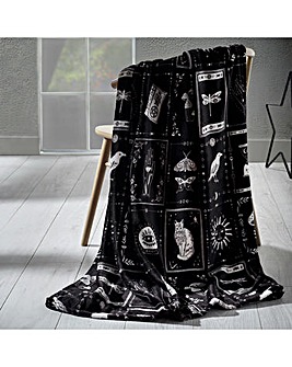 Catherine Lansfield Enchanted Witchcraft Fleece Throw