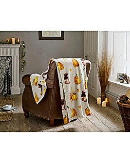 Pumpkin Party Fleece Throw