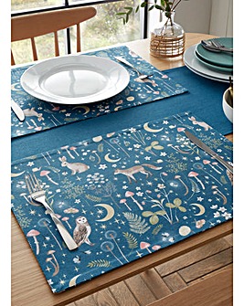 Enchanted Twighlight 4 Pack Placemats