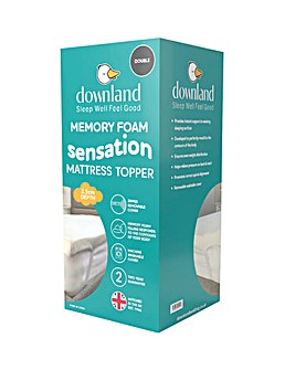 Downland Memory Foam Sensation Mattress Topper