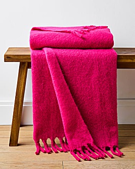 Faux Mohair Throw
