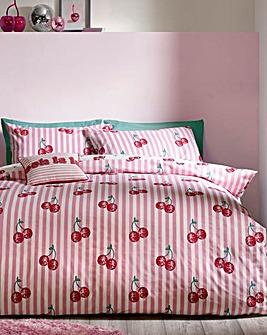Catherine Lansfield Disco Cherries Duvet Set