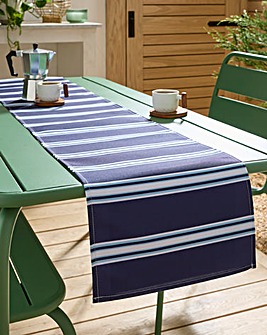 Stripe Wipe Clean Table Runner