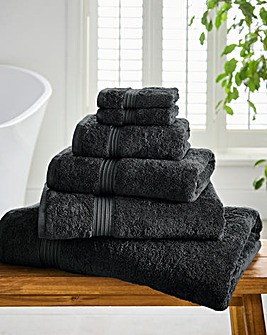 Egyptian Cotton 600GSM Towel - Black