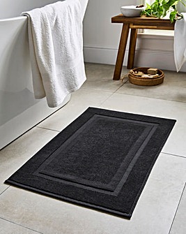 EGYPTIAN COTTON BATHMAT - Black