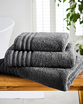 SOFT SNUGGLE 400GSM TOWEL - Gunmetal