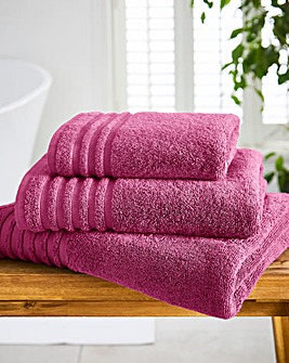 SOFT SNUGGLE 400GSM TOWEL - Hot Pink