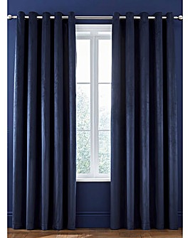 Catherine Lansfield Kingsley Matt Velvet Curtains