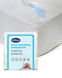 Silentnight Terry Towelling Waterproof Mattress Protector