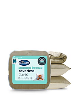 Silentnight Summer Breeze Seersucker Coverless 2.5 Tog Duvet and Pillowcase Set