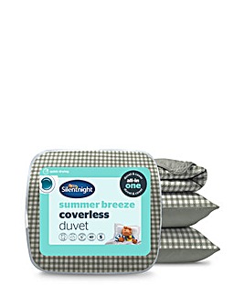 Silentnight Summer Breeze Seersucker Coverless 2.5 Tog Duvet and Pillowcase Set