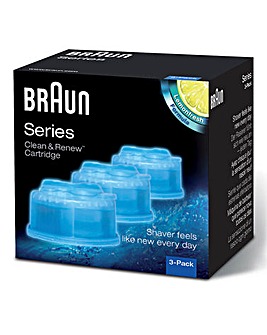 Braun Clean & Renew Pack of 3 Cartridges