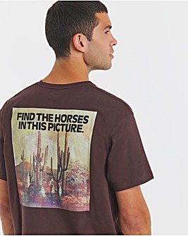 Wrangler Vintage Back Graphic T-Shirt - Brown