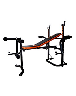 V-fit Folding Weight Training Bench