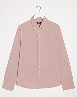 Long Sleeve Plain Oxford Shirt