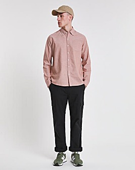 Long Sleeve Plain Oxford Shirt