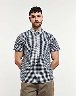 Short Sleeve Gingham Shirt