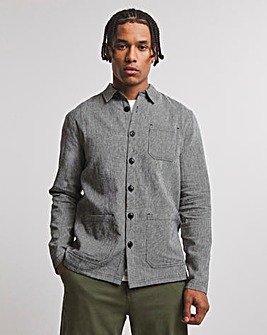 Linen Blend Over Shirt