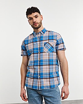 Short Sleeve Oxford Check Shirt