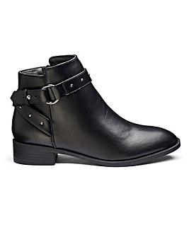 Breanne Buckle Boots Wide Fit